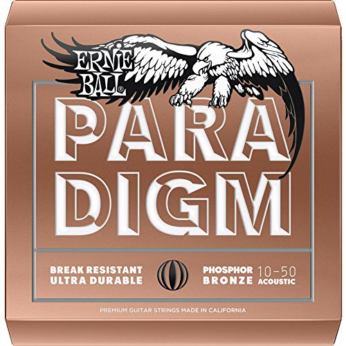 Ernie Ball Paradigm Cordes extra légères Phosphore Bronze, pour guitare acoustique, calibre 10-50 - Les Beatles, Paul McCartney, John Lennon, RIngo Starr, George Harrison Ernie Ball Paradigm Cordes extra légères Phosphore Bronze, pour guitare acoustique, calibre 10-50 – Image 4