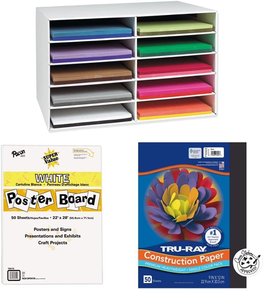 Classroom Keepers 12" x 18" Construction Paper Storage (10