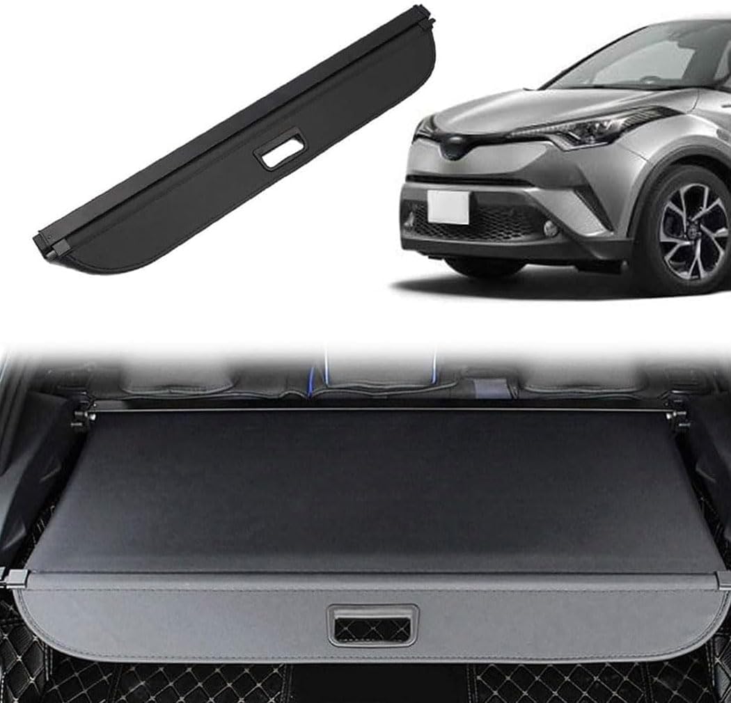 Cubreobjetos retráctil Toyota C-HR: oculta y protege el maletero trasero de miradas