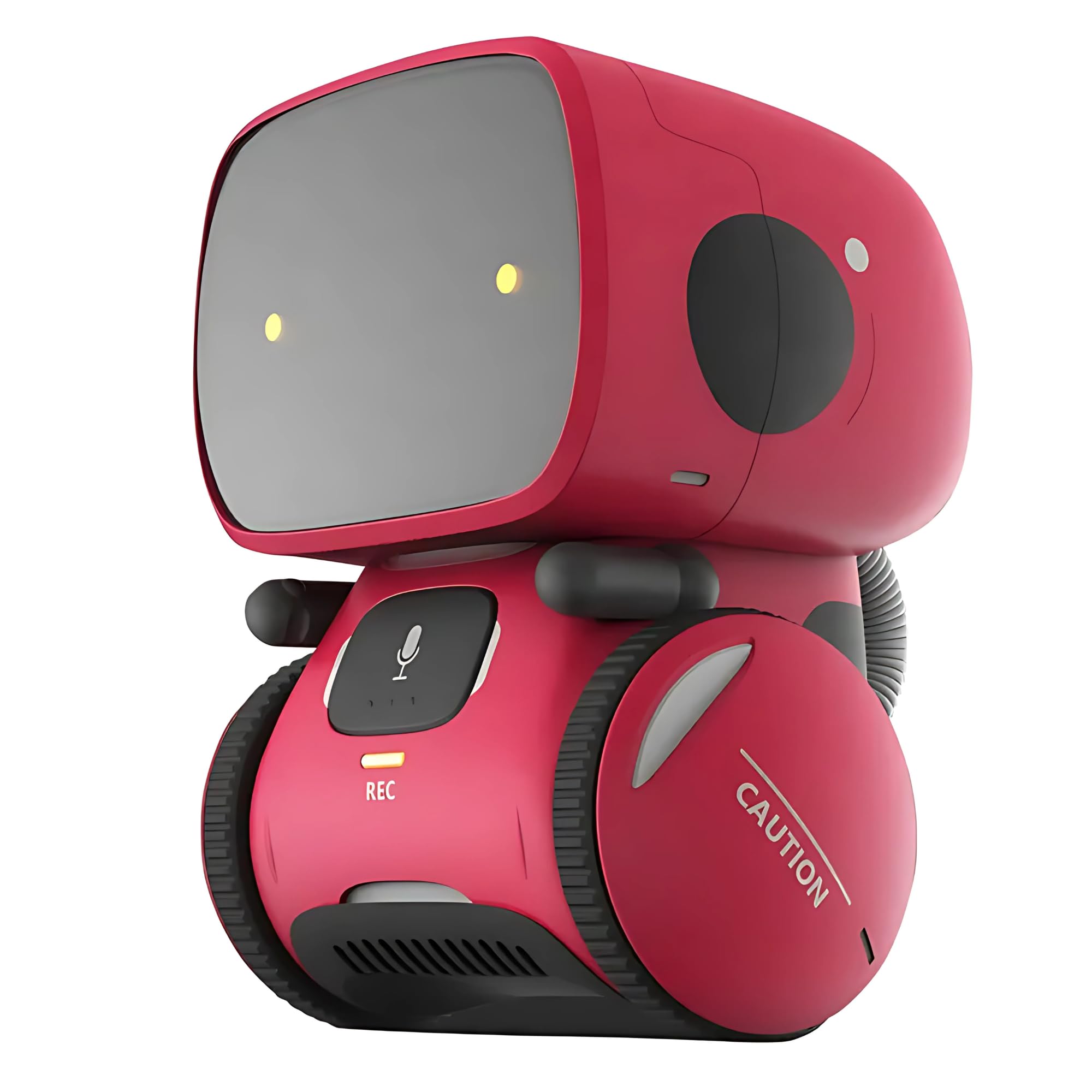 Twisoo Mini Smart Robot Toy for Kids – Voice-Controlled Interactive Talking Robot with Lights & Sounds, Educational Toy for Boys & Girls Ages 3+ (Red)