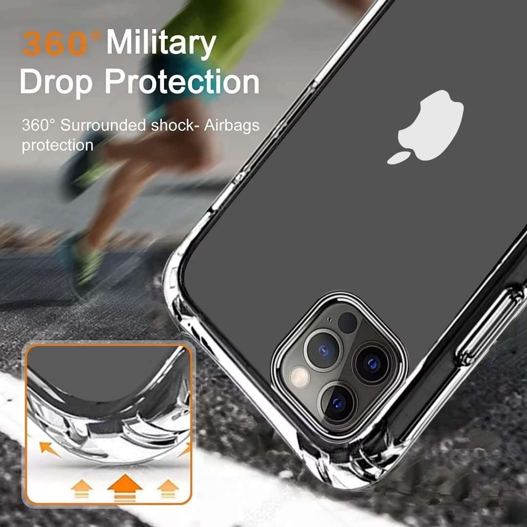 GoodcAcy Custodia Con Collana Per IPhone 13 Pro - Cover Trasparente TPU Morbido Con Cordino Regolabile In Nylon