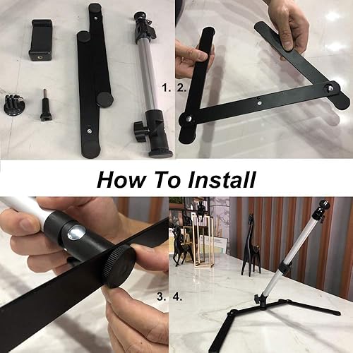 Miniatura 6 de Soporte para proyector de fotocopias pico, soporte para teléfono, soporte ajustable para enseñanza en línea para transmisión en vivo, horneado,