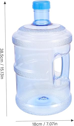 Miniatura 2 de Kisangel Botellas de agua de plástico transparente Recipiente transparente Cubos plegables Jarra de agua de campamento, jarra de agua de viaje,