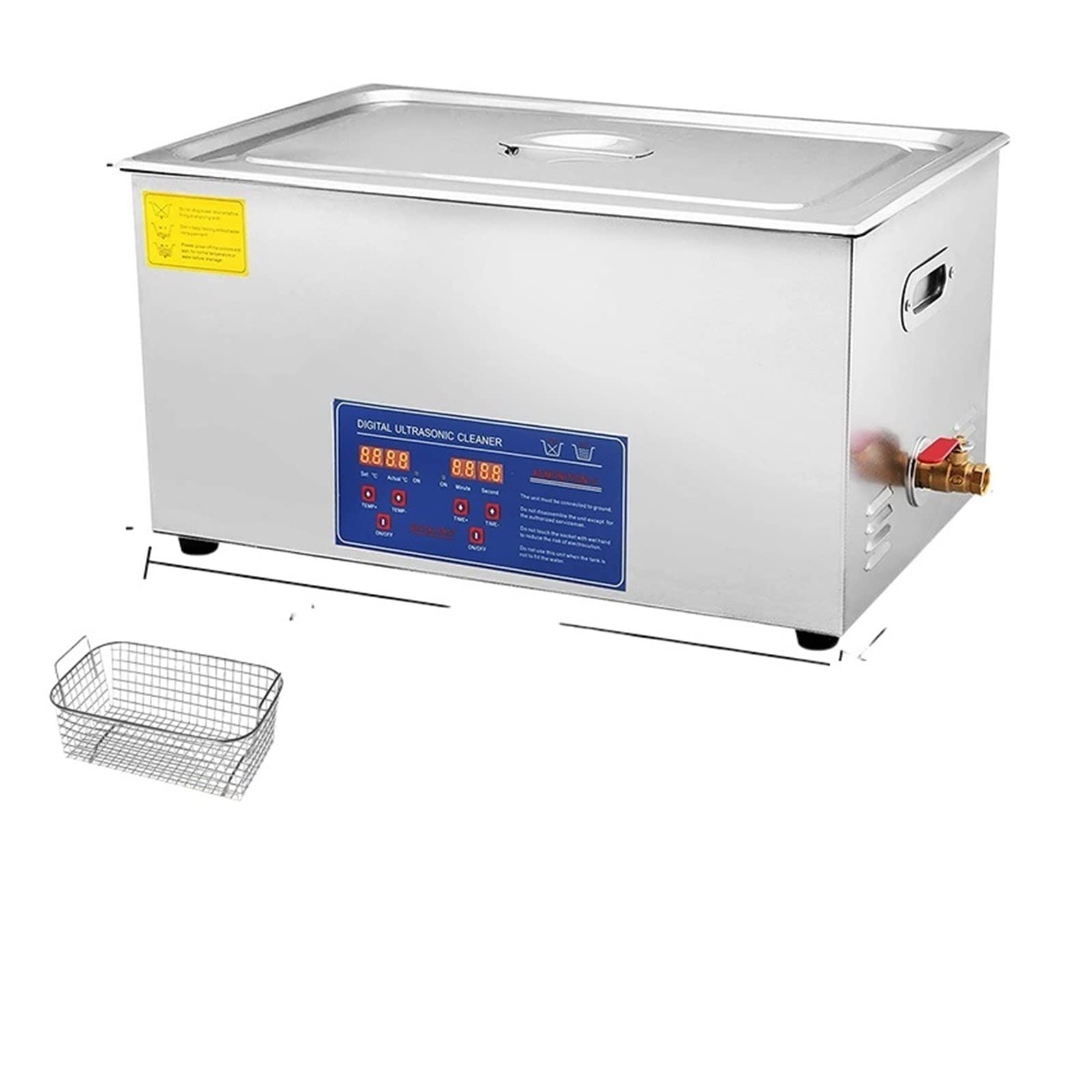 CVFRDD 1.3L 2L 6L 10L 15L 22L 30L Ultrasonic Cleaner Lave-Dishes Portable Washing Machine Dishwasher Home Appliances(22L)