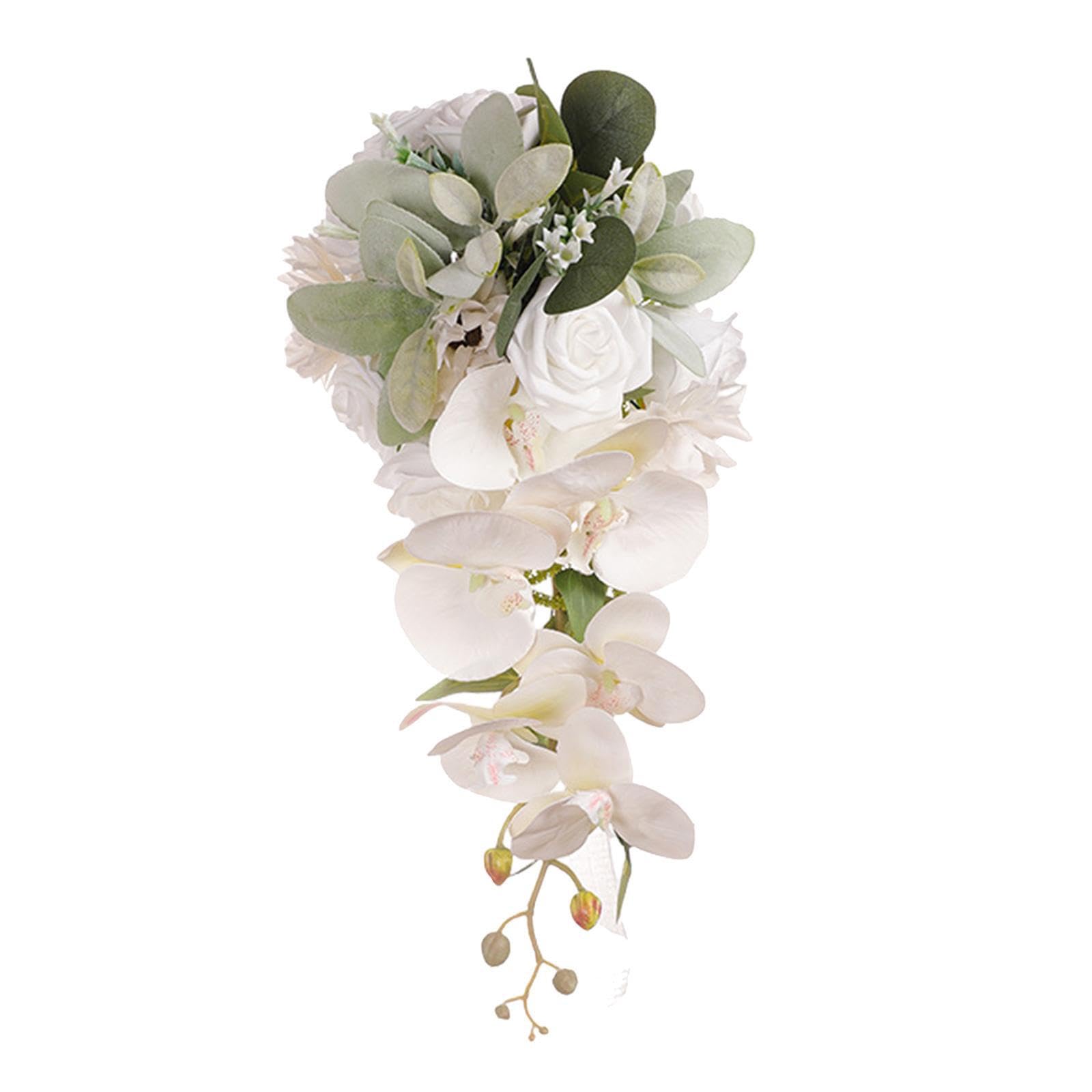 Auyxssz Bridal Bouquet Wedding Flower Arrangement Photography Props Aesthetic Bouquets Capturing Celebration Wedding Bouquet Bride Hand Flowers Decor
