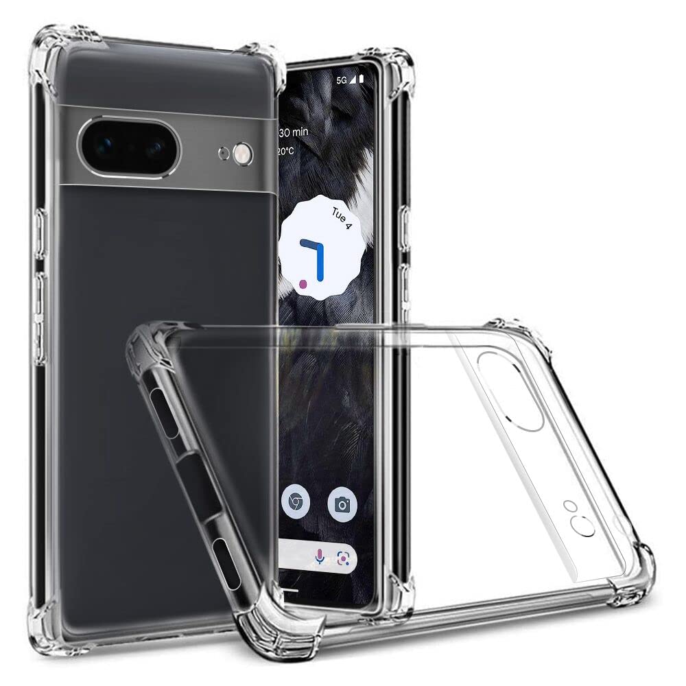 Per Google Pixel 7/7 Pro Custodia, Sottile Trasparente