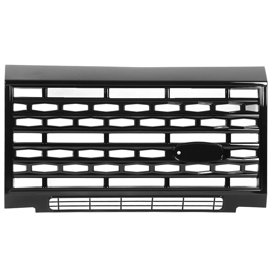 Amazon | 車のグリルメッシュ、グロスブラックアドベンチャー