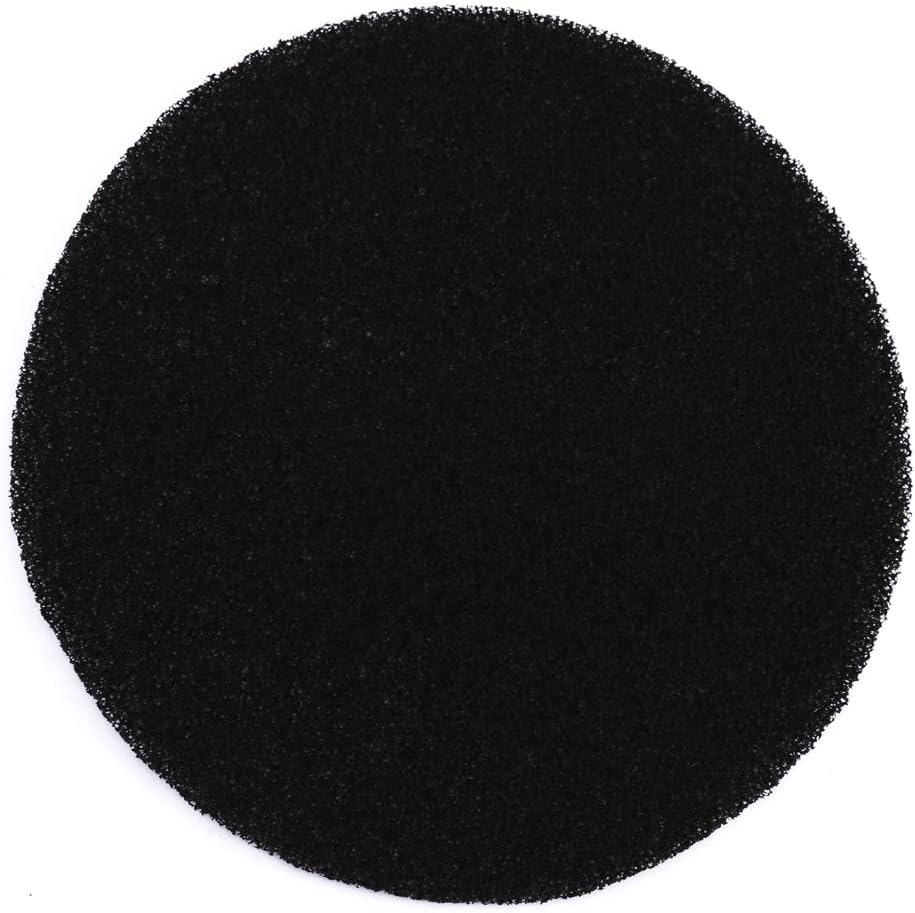 QWORK® 8 Packs Compost Bin Filters Round, Activated Charcoal Filters, Fits ALL Compost Bins up to 17cm, Black - Image 3
