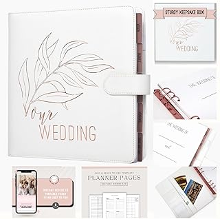 Wedding Planner Book and Organizer for Bride - Perfect Engagement Gift f...