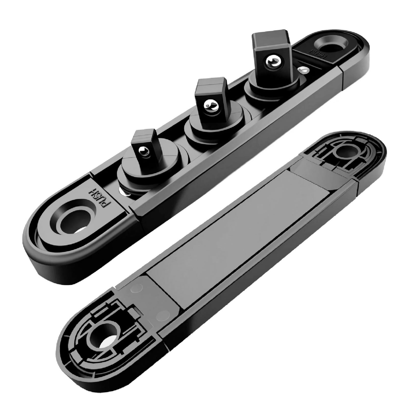 HZBB Compactly Socket Storage Rack with 360°Rotating Clip for 1/2 3/8 1/4 Socket Efficient Workshop Tool Management Tool Storage Rack