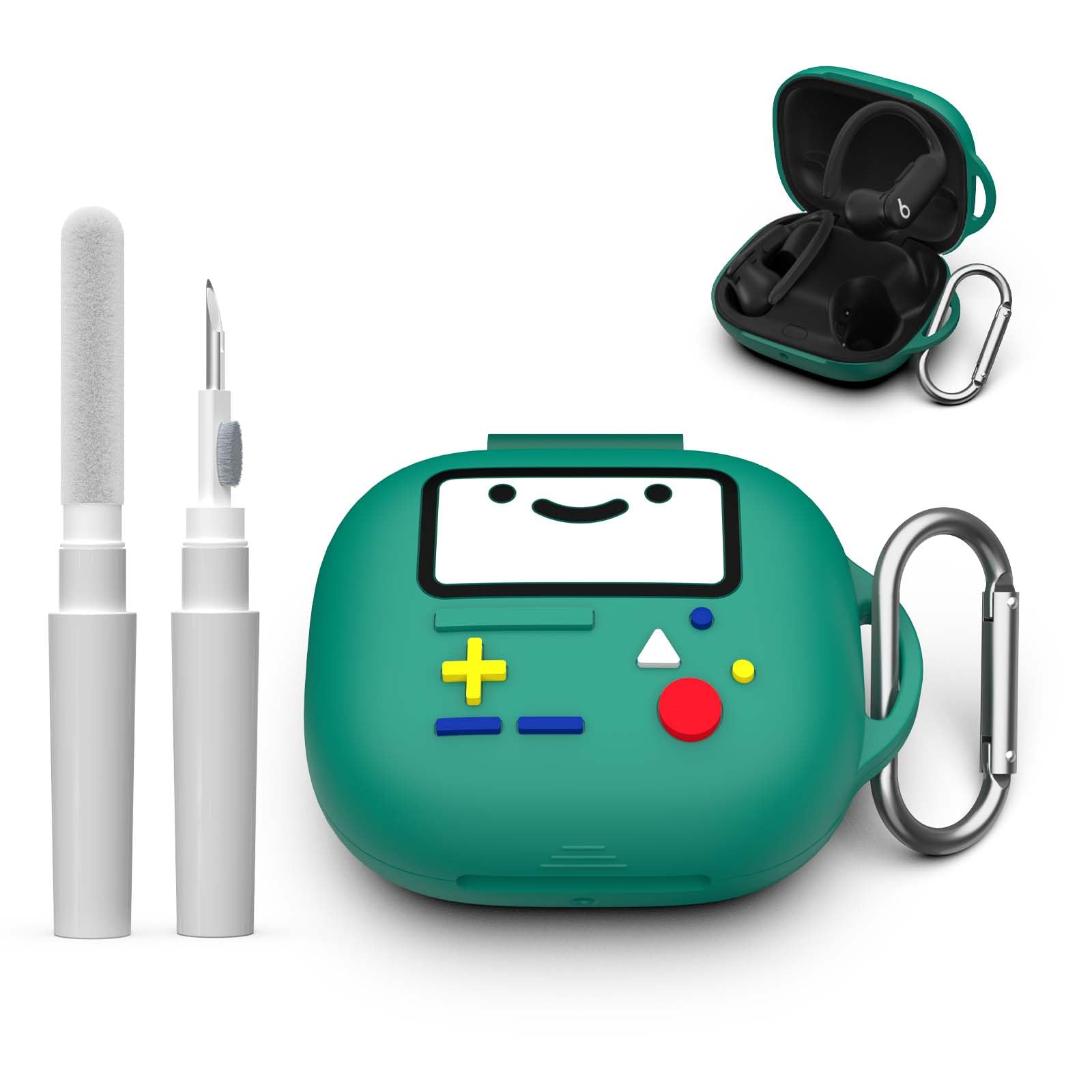 Silicone Cover for Beats Powerbeats Pro 2 Case Cute (2025), Funny Cartoon Game Console Design Shockproof Protection Case for Powerbeats Pro 2