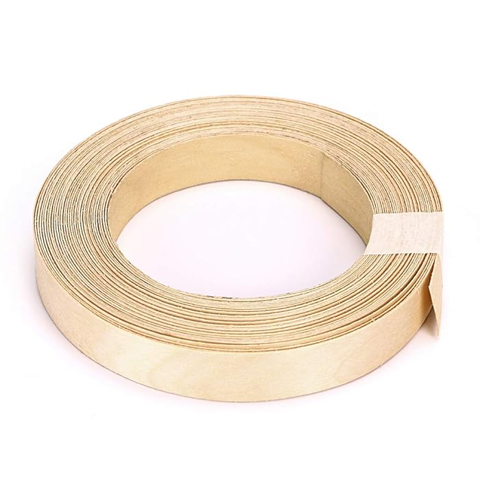 Buy Skelang Wood Veneer Edging Tape, PreGlued Maple Veneer Edging