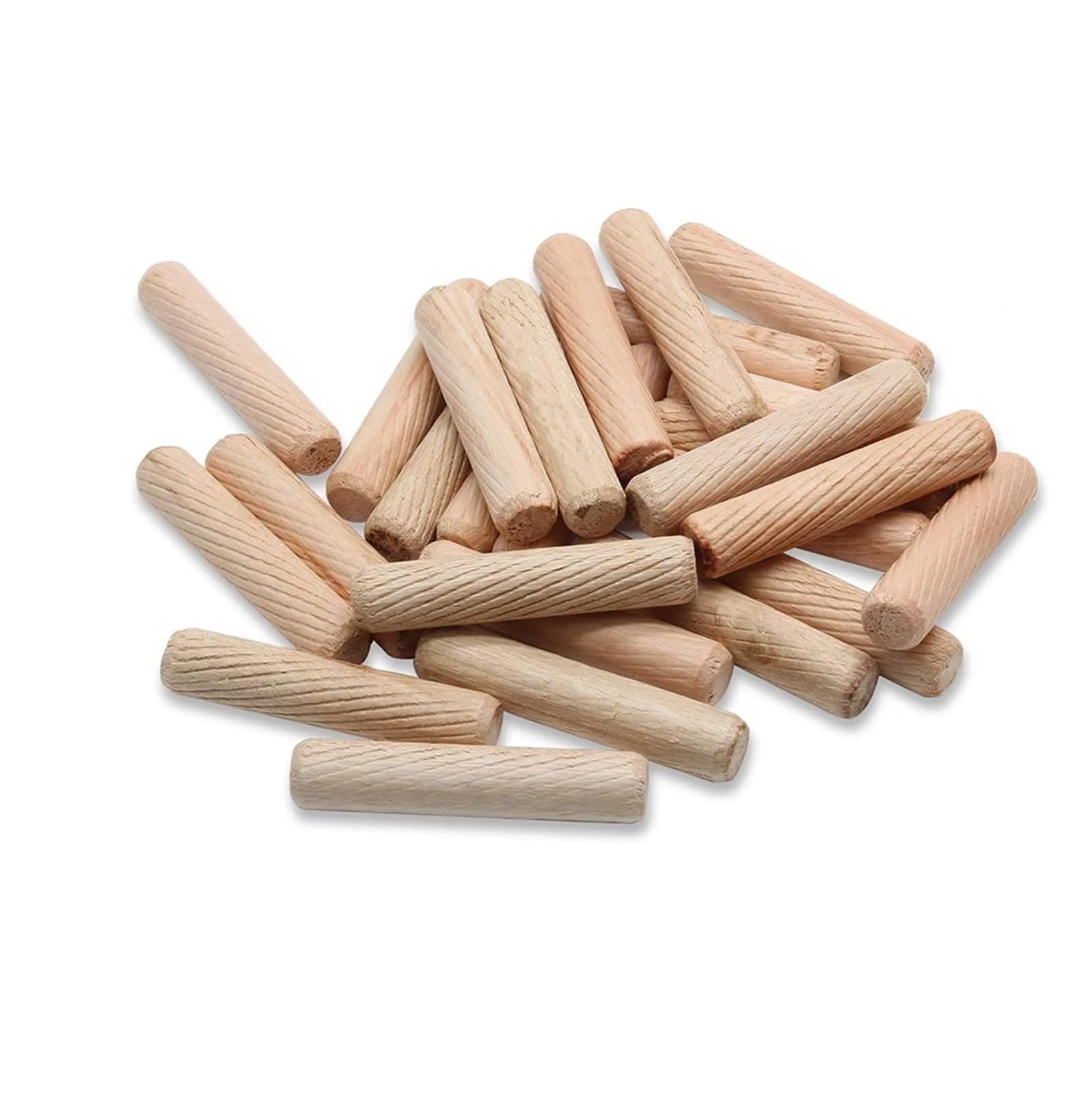 Wspólne kołki łączące, 1000 sztuk/paczka Okrągły 6 * 40 mm 8 10 Szuflada szafki karbowany DIY Obróbka drewna do przyrządów kołków Wiertarka mebli Rzemiosło(10x40)