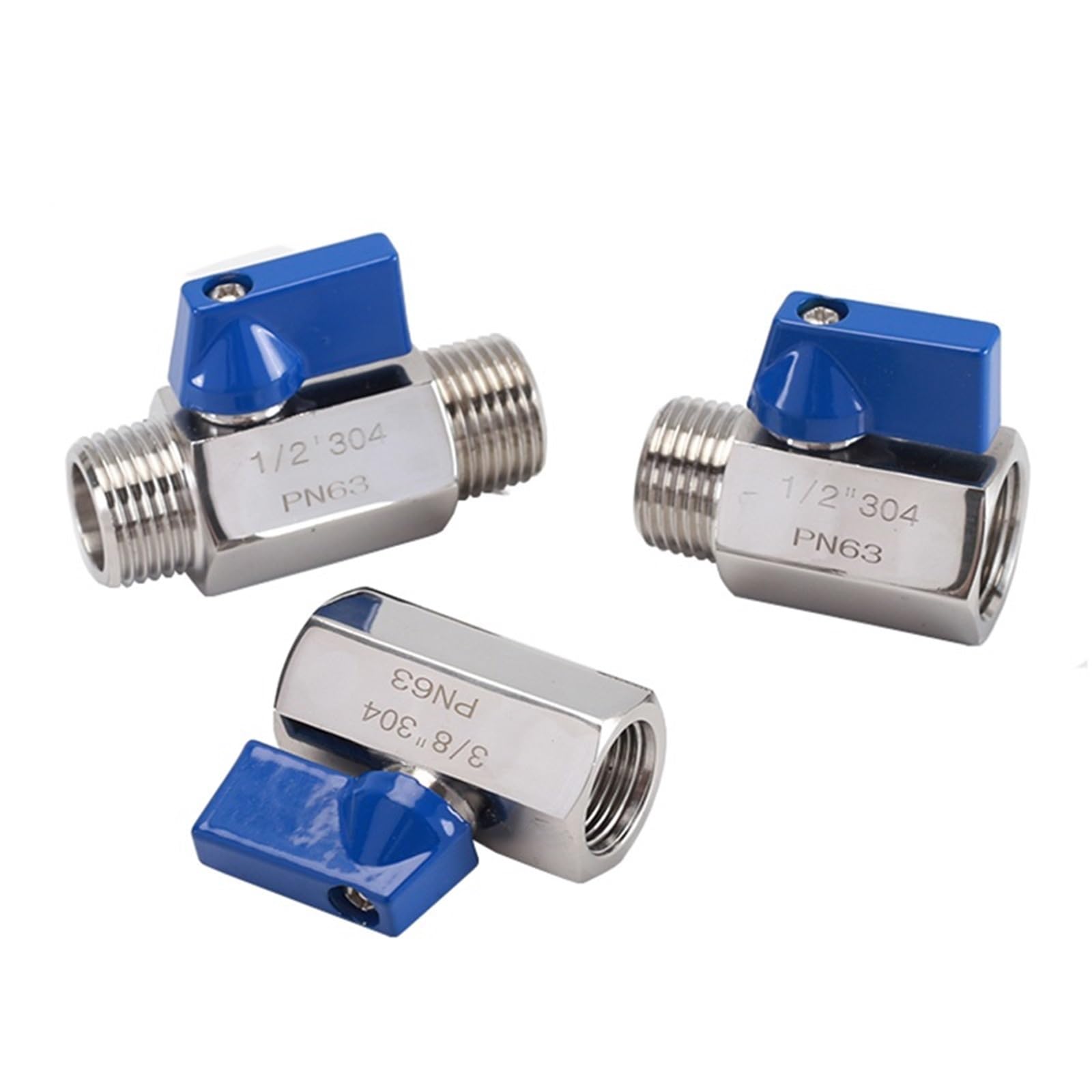 Robinet à boisseau sphérique en inox 304 pour vannes de cuves miniatures