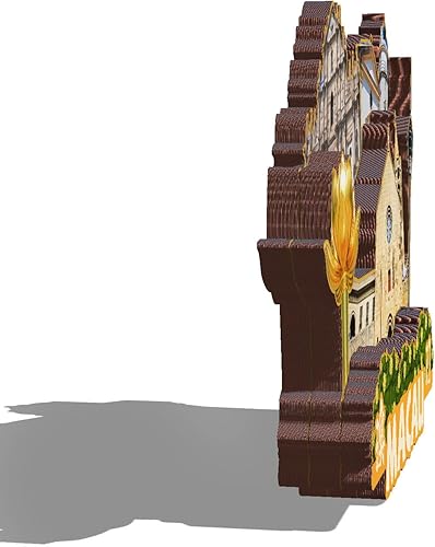 Miniatura 2 de China Macao imán de madera 3D imanes de nevera viajes coleccionables recuerdos decoraciones artesanías hechas a mano