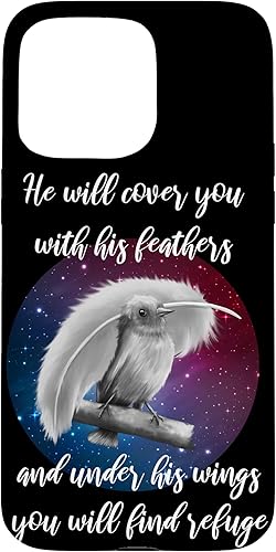 Vista 82 de iPhone 11 Pro He Will Cover You With His Feathers Bible Verse Salmo 91:4