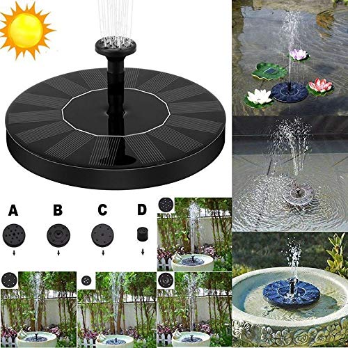 HCHD 2020 New MeterMall Mini Solar Floating Water Fountain For Garden Pool Pond Decoration 210L/h Solar Fountain Watering Pump