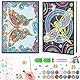 Basteln Mädchen 7 8 9 10 11 Jahre, Geschenke Mädchen 6-12 Jahre, Diamond Painting A5 Notizbuch, Bastelset Kinder Erwachsene Spielzeug, Kreatives Geburtstagsgeschenk, Tagebuch Mandala Geschenkideen