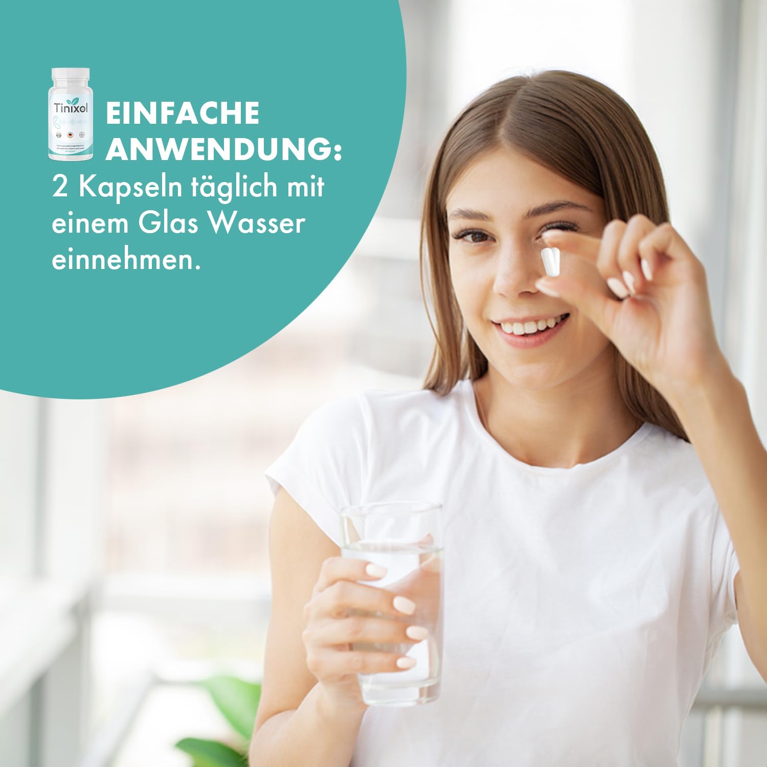 Tinixol Kapseln | Mit Apfelessig und Vitaminen | Top Qualität | 3x60 Kapseln