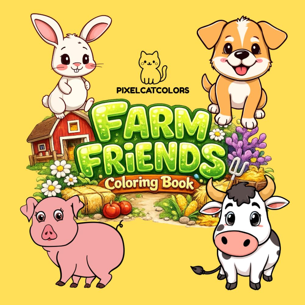 Farm Friends Coloring Book