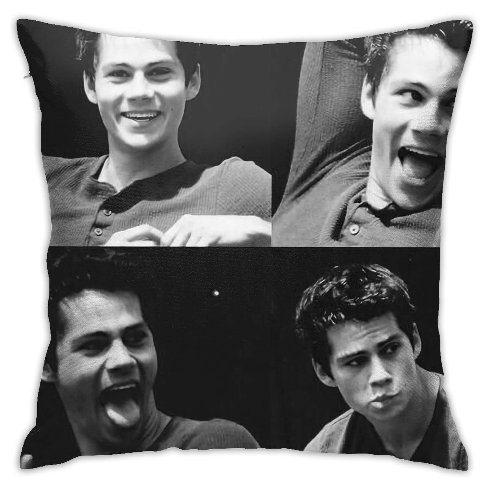 Dylan Obrien Pillow Covers Double Sided Printing Pillow Cases Dorm Decor for Living Room Bedroom 45cmx45cm