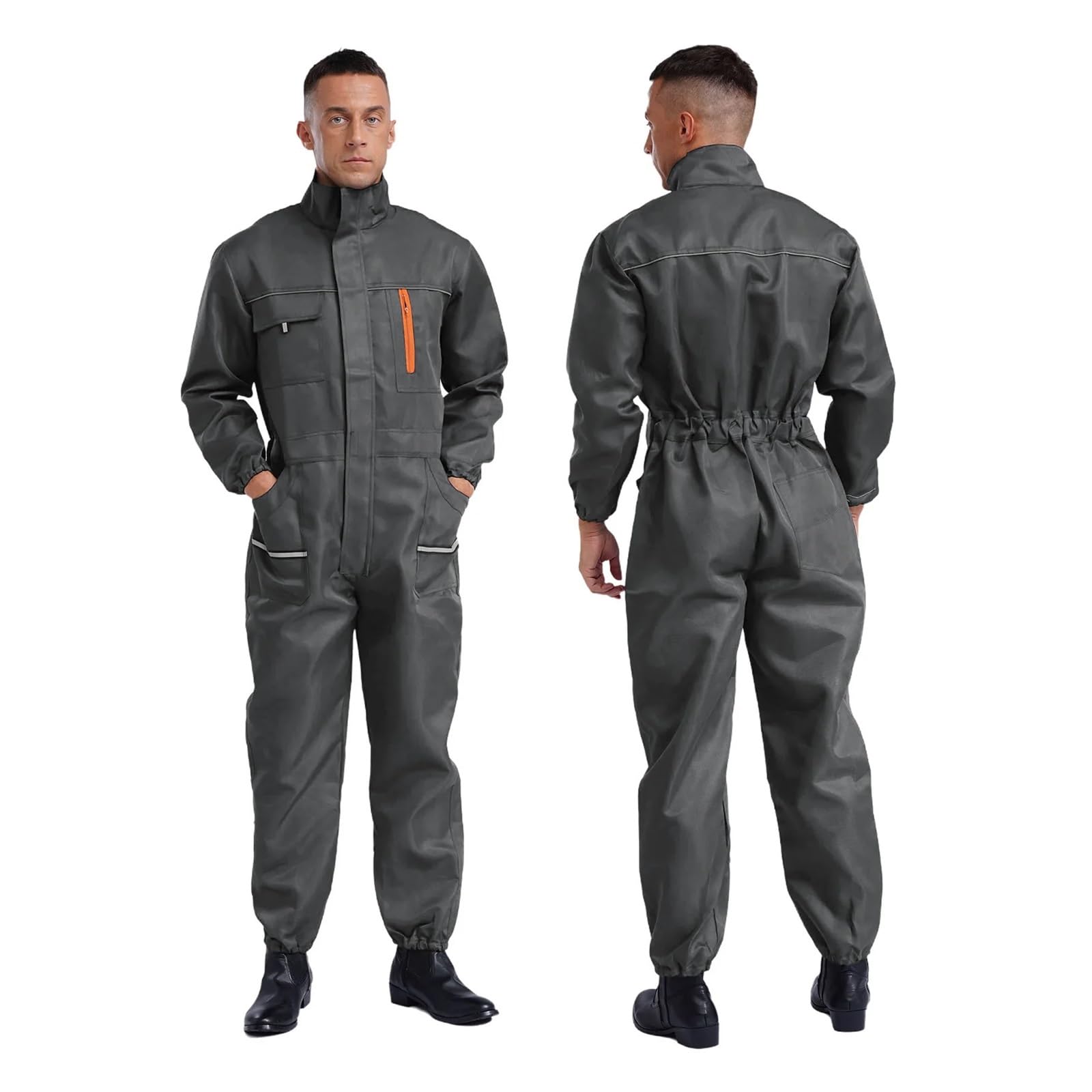 Tute da lavoro resistenti da uomo e da donna, a maniche lunghe, multitasche, uniformi da officina, tute da meccanico riflettenti, abbigliamento da lavoro Per Imbianchini, Giardinieri, Muratori