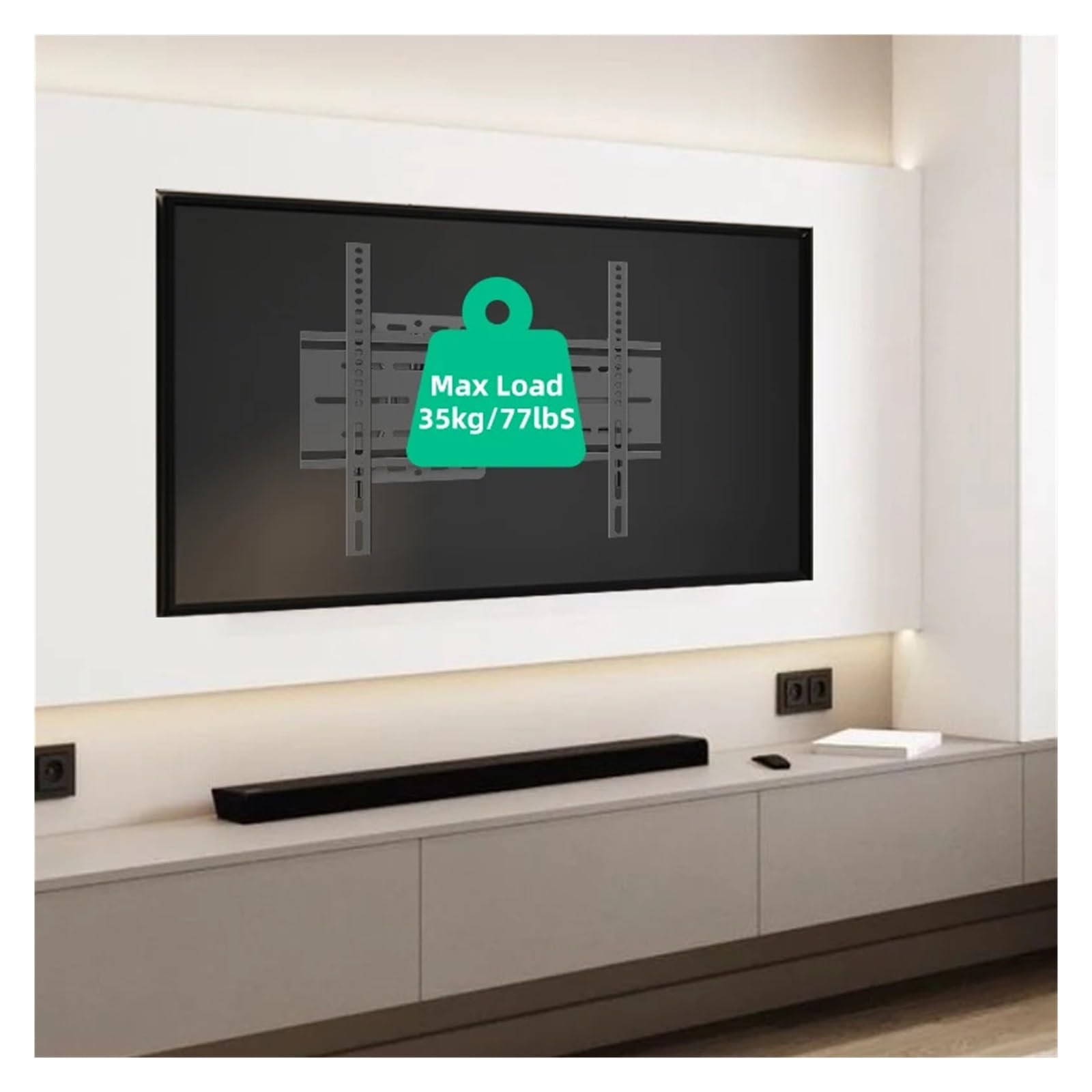Supporto Da Parete for TV Full-range Da 26-55 Pollici, Ruotabile E Inclinabile, Orizzontale Regolabile, 400x400 Mm, Supporto Da Parete for TV Con Braccio Lungo Estensibile Da 70 Cm