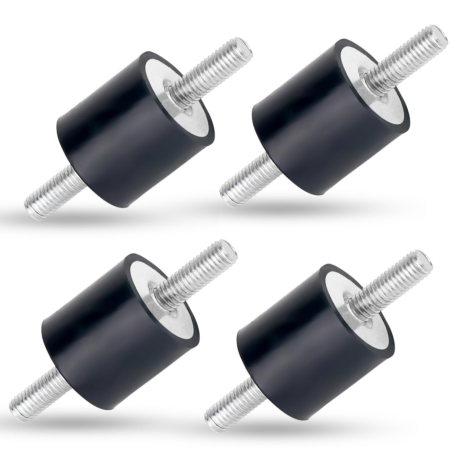 4 Pieces M10 40 X 30 Rubber Shock Absorber Brackets, Anti-vibration - View #12