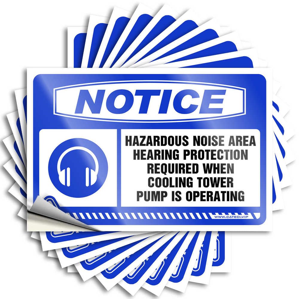 Tattoos Fun Country Room Decor Helmet Notice Hazardous Noise Area Hearing - No Residue Decals for Silicone(6X9CM)