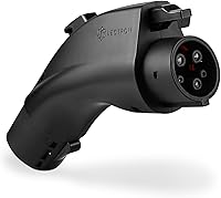 Vista 1 de Lectron Adaptador de carga Tesla a J1772 EV – Convertidor NACS, 48 Amp y 250V, compatible con conectores Tesla de alta potencia, cargadores