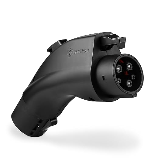 Lectron Tesla to J1772 EV Charging Adapter – NACS Converter, 48 Amp & 250V, Compatible with Tesla High Powered Connectors, Destination Chargers & Mobile Connectors for J1772 Electric Vehicles (Black)