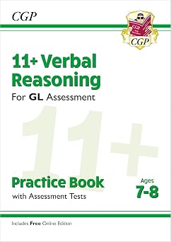 New 11+ GL Verbal Reasoning Practice Book & Assessment Tests - Ages 7-8 with Online Edition CGP 11+ GL