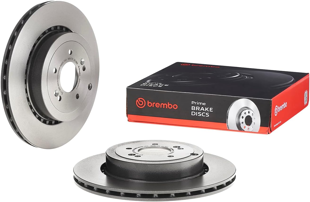 Brembo 09.D028.11 UV Coated Pillar Vented Brake Rotor GENESIS/KIA OE# 58411J5500
