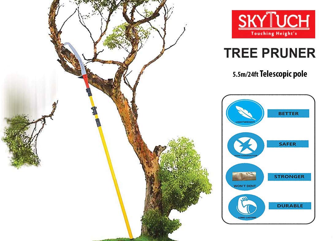 Festel Skytuch Telescopic Pole - 6 to 18ft, with Pruning Saw -2 Festel Skytuch Telescopic Pole - 6 to 18ft, with Pruning Saw -2