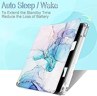 Vista 4 de Feams Funda delgada para iPad Air de 11 pulgadas M3 2025 M2 2024, iPad Air 5 generación 2022 iPad Air 4 generación 2020 de 10.9 pulgadas, funda