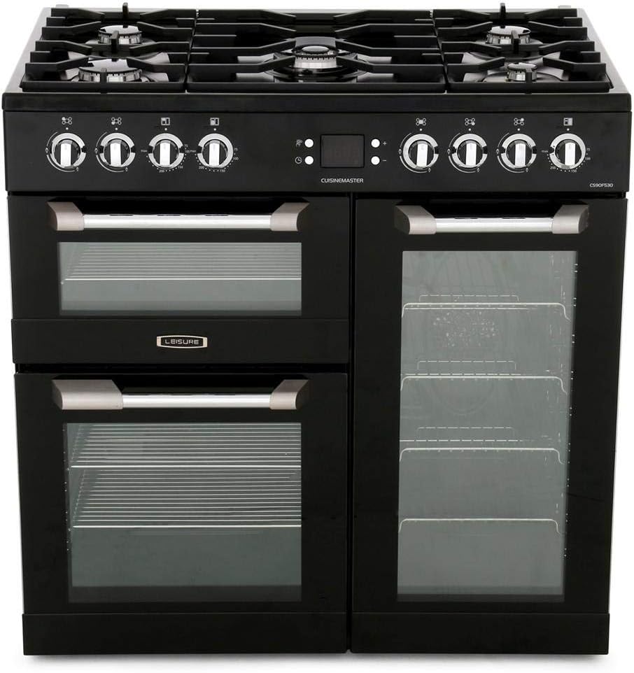 Cuisinemaster CS90F530K 90cm Dual Fuel Range Cooker - Black