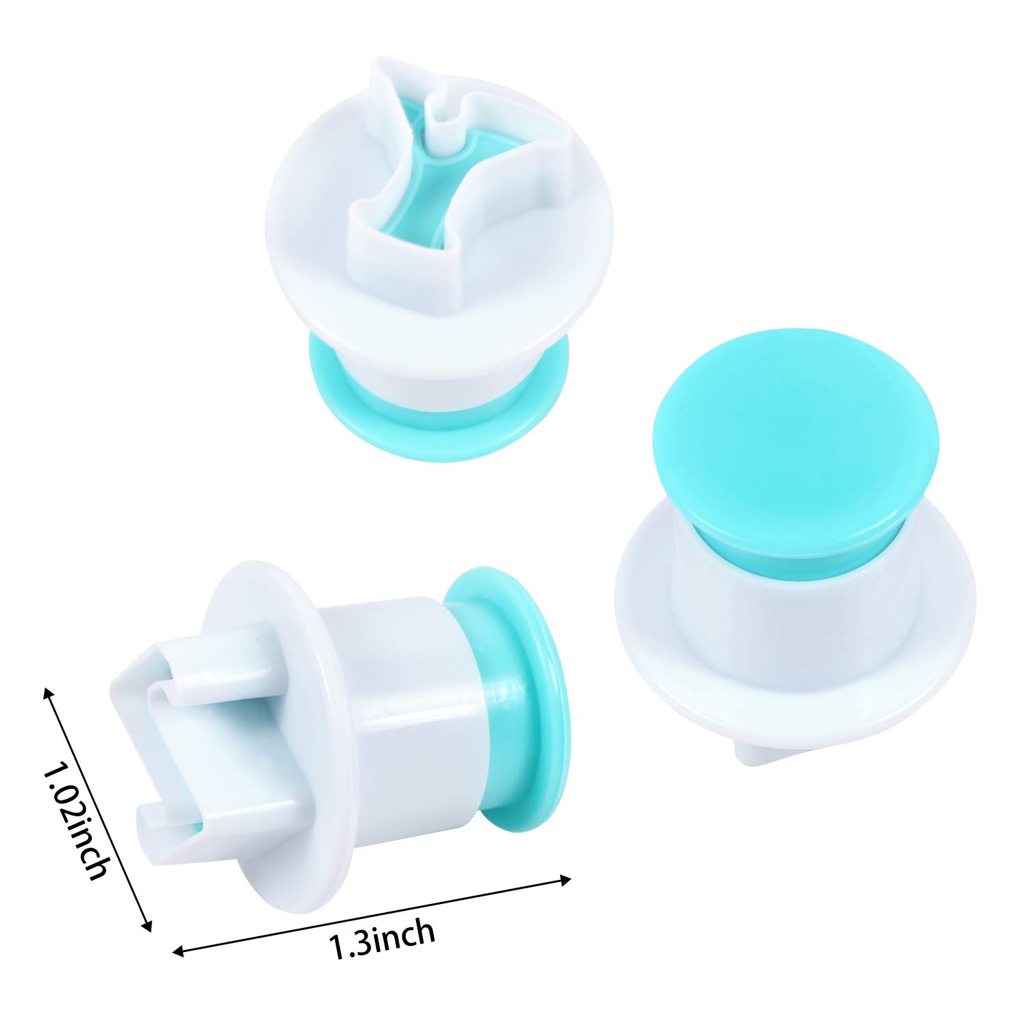 BENBO Buchstaben- und Zahlen-Kuchenform-Set, 36-teilig, für Fondant, Kuchen, Zucker, Basteln, Kekse, Stempel, Prägestempel, Plunger Plunger Keksausstecher