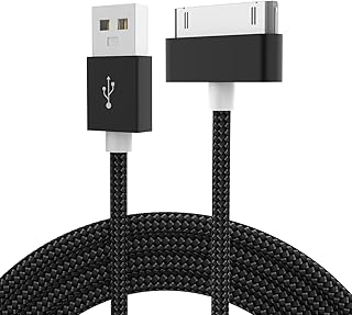 DCNETWORK iPhone 4s Cable USB Sync and Charging Cable for iPhone 4 4s 3G 3GS iPad 1 2 3 iPod Touch Nano 30 Pin Charger Cor...