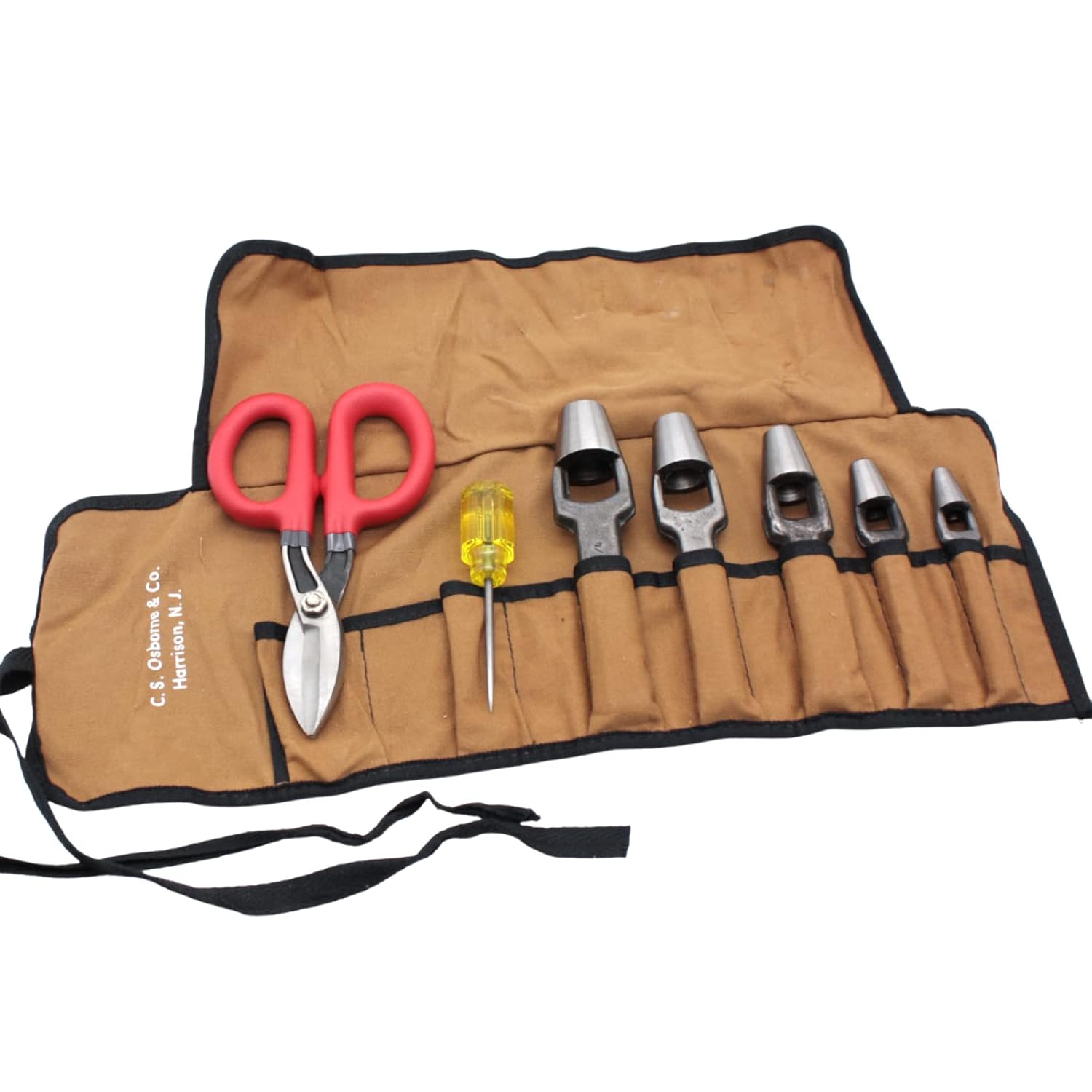 C.S. Osborne Arch Punch & Tool Set #K-17 Leathercraft Made in USA
