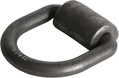 Miniatura 6 de DC Cargo - Anclajes de amarre con anillo en D soldado  58 pulgadas (paquete de 4) acero forjado resistente con ABS de 18,900 libras  Anillos en D