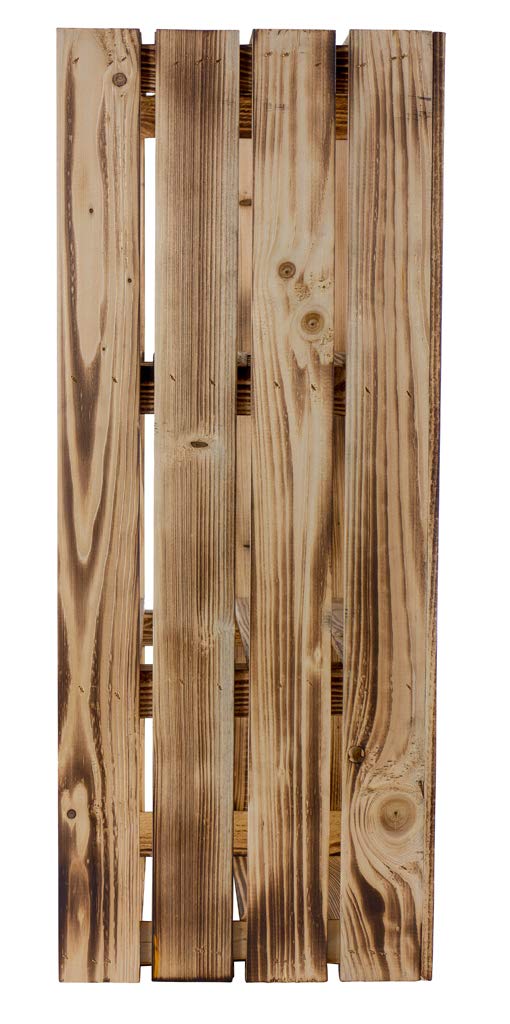 Plat kruidenrek gevlamd / wit / natuur kast fruitkist opbergkist 50x40x16cm fruitkisten wijnkisten houten kisten Shabby Chic kruidenrek kruidenrek rek systeem (Wilma wit lengte