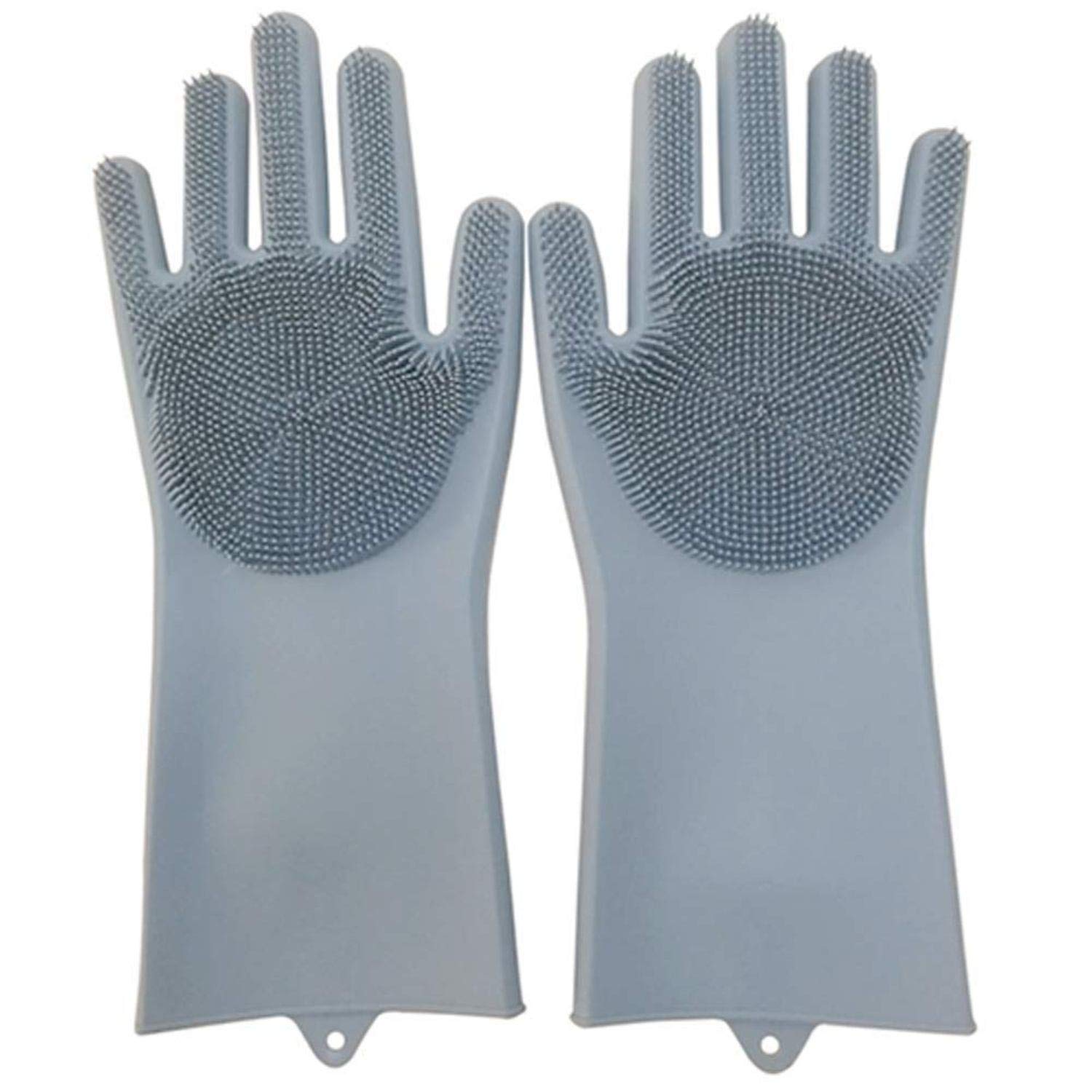 Harsh Creation Silicon Dishwashing Hand Gloves for Kitchen,Great for