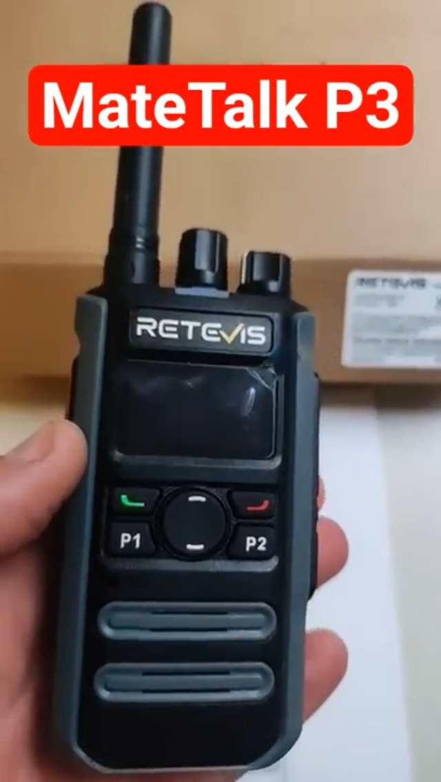 Retevis RT668D Walkie Talkie PMR 446 – Doppia Modalità Digitale/Analogica, Batteria 2000mAh Con Ricarica Type-C, 256 Canali, Chiamate Di Gruppo E Sicurezza AES256 (Confezione Da 2)