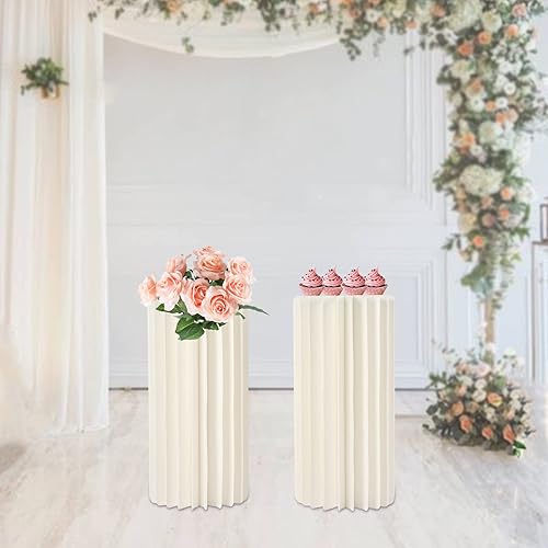 Miniatura 9 de 2 centros de mesa de boda, jarrones de cartón, jarrón de flores, soporte para decoración de mesas de fiesta, elegante decoración de bodas a granel