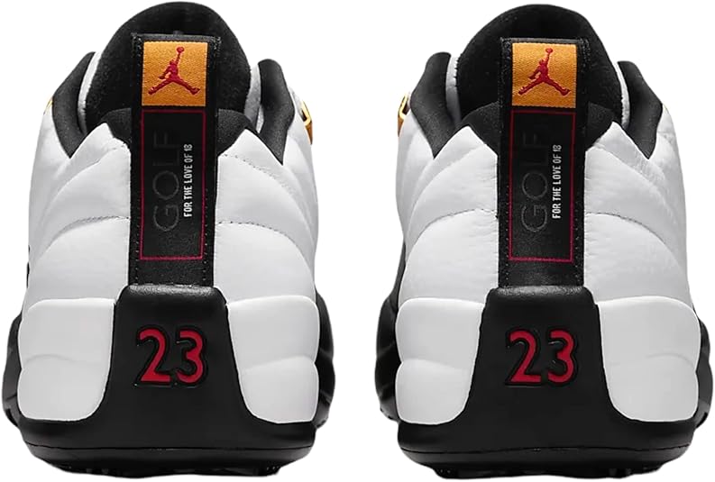 Amazon | Jordan XII ローメンズシューズ, ホワイト/ブラック-タクシー