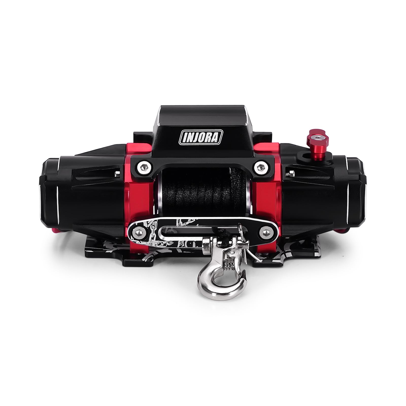 INJORA Dual Motor Metal Simulated Winch for 1/10 Scale RC Crawler Upgrade