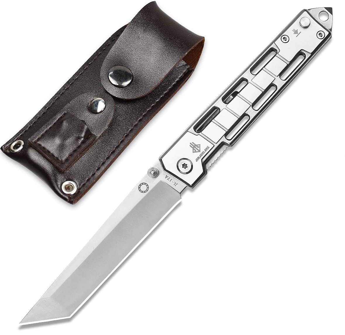 Knlve Set High Velocity Powerful Knlve Knlve for Hunting, Adult Man Outdoor Stainless Steel Knlvehots Knlveingting (Silver)