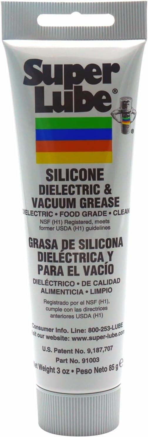 Super Lube Silicone High-Dielectric and Vacuum Grease,3oz (91003)