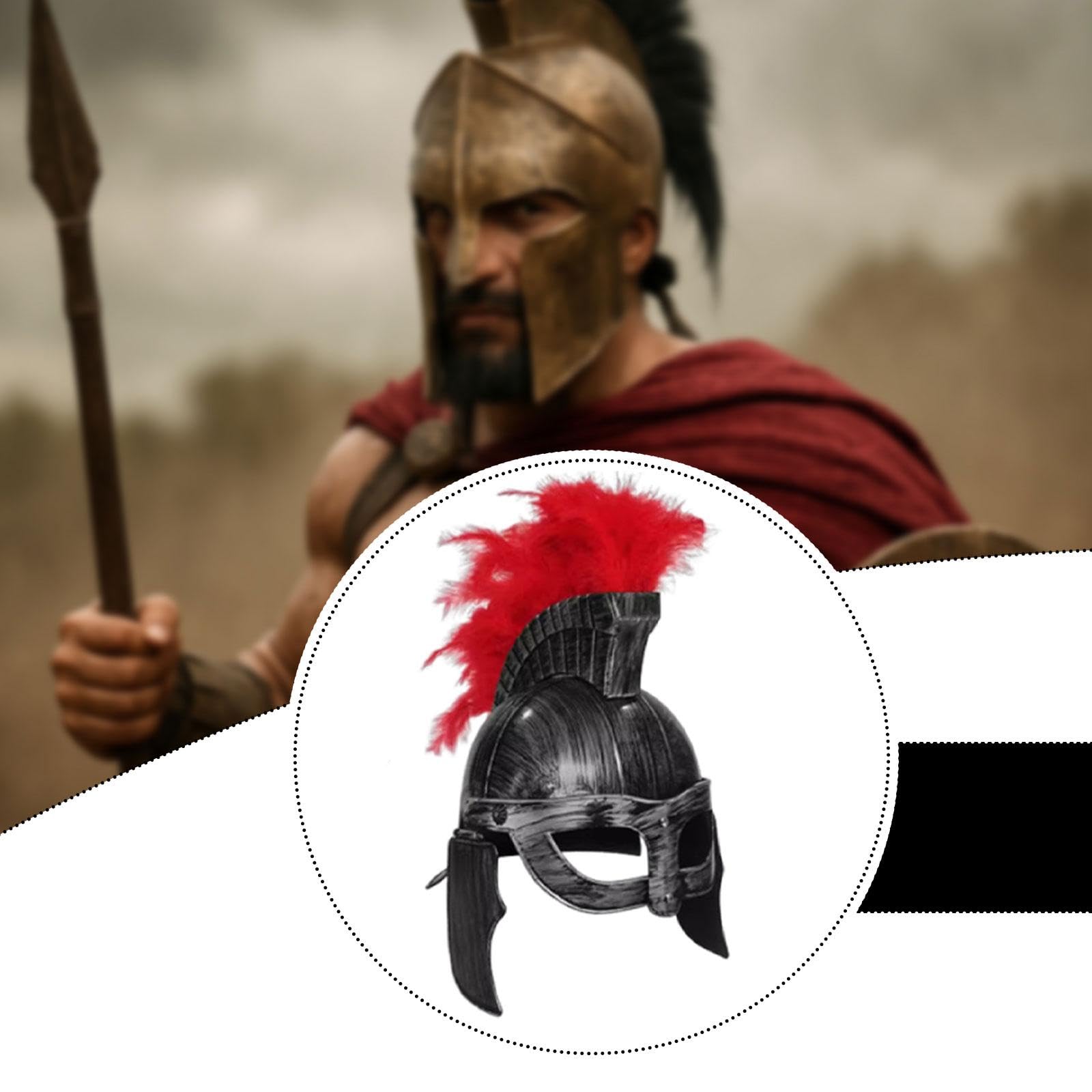 Cascos de Guerrero, Sombrero Medieval, Casco de Caballero, Casco de Caballero Romano para Juegos, Style C