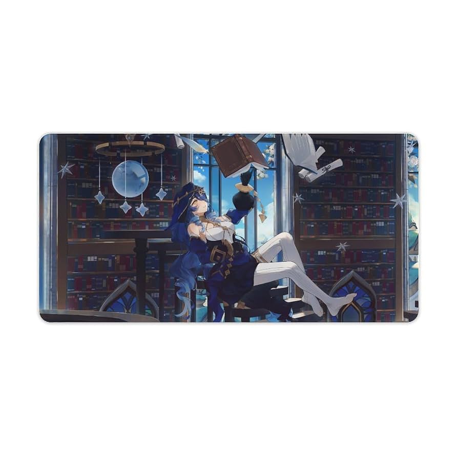 北斗 原神 プレイマット デスクマット ラバーマット マウスパッド Amazon.co.jp: 原神-図書館のレイラマウスパッド 大型
